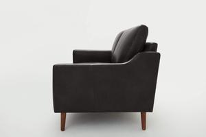 Leather Sofa Black